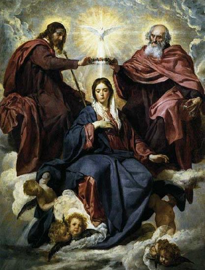unknow artist The Coronation of the Virgin oil painting image